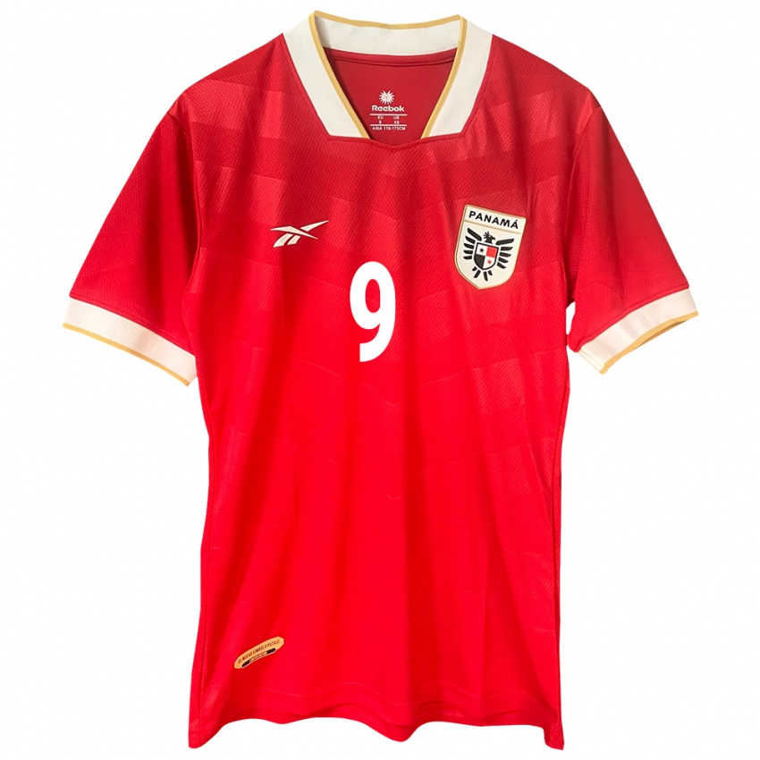 Damen Panama Alfredo Stephens #9 Rot Heimtrikot Trikot 24-26 T-Shirt Schweiz