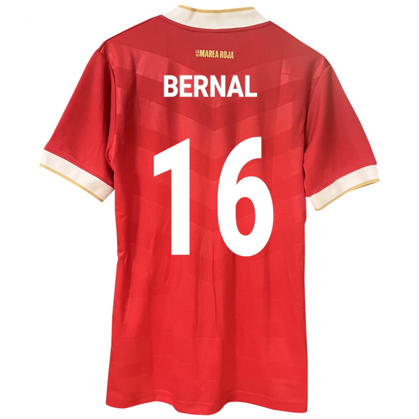 Damen Panama José Bernal #16 Rot Heimtrikot Trikot 24-26 T-Shirt Schweiz