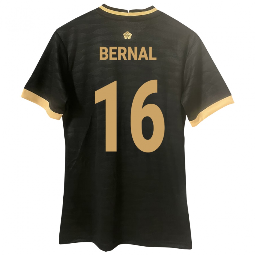 Damen Panama José Bernal #16 Schwarz Auswärtstrikot Trikot 24-26 T-Shirt Schweiz