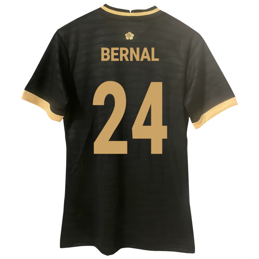 Damen Panama Kevin Bernal #24 Schwarz Auswärtstrikot Trikot 24-26 T-Shirt Schweiz