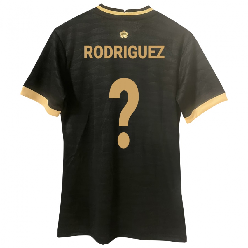 Damen Panama Julio Rodríguez #0 Schwarz Auswärtstrikot Trikot 24-26 T-Shirt Schweiz