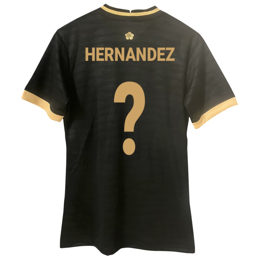 Damen Panama Carlos Hernández #0 Schwarz Auswärtstrikot Trikot 24-26 T-Shirt Schweiz