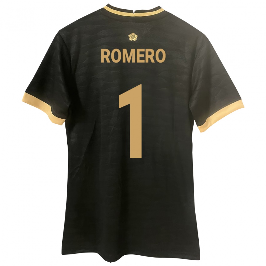 Damen Panama Manuel Romero #1 Schwarz Auswärtstrikot Trikot 24-26 T-Shirt Schweiz