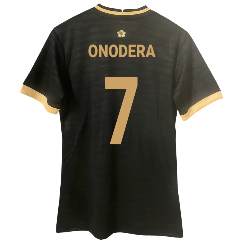 Damen Panama Alison Onodera #7 Schwarz Auswärtstrikot Trikot 24-26 T-Shirt Schweiz