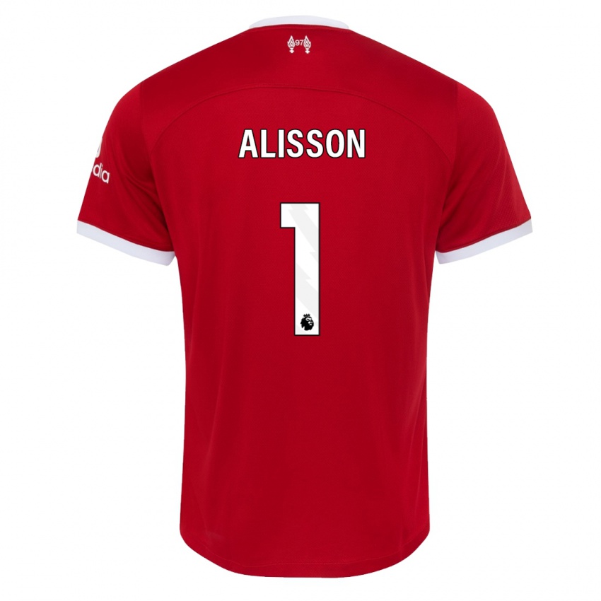Kinder Alisson #1 Rot Heimtrikot Trikot 2023/24 T-Shirt Schweiz