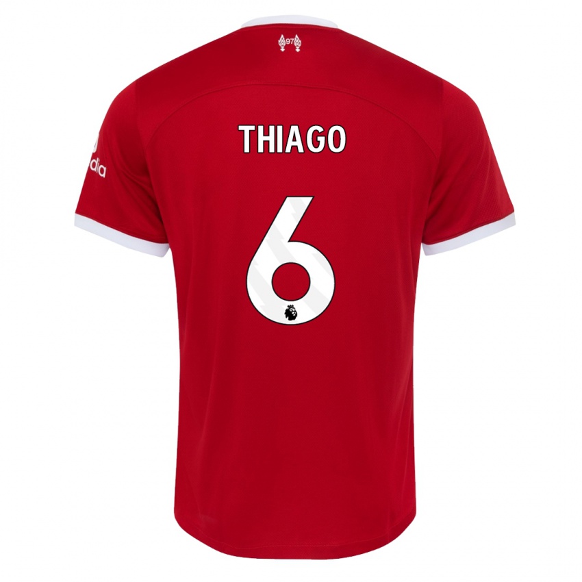 Kinder Thiago #6 Rot Heimtrikot Trikot 2023/24 T-Shirt Schweiz