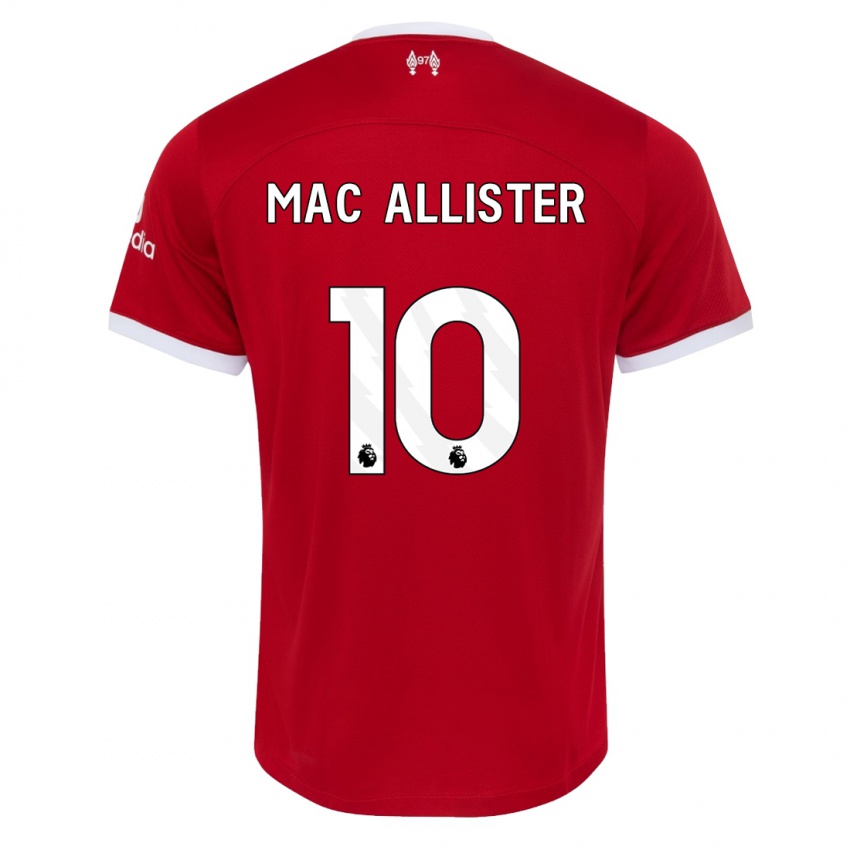 Kinder Alexis Mac Allister #10 Rot Heimtrikot Trikot 2023/24 T-Shirt Schweiz