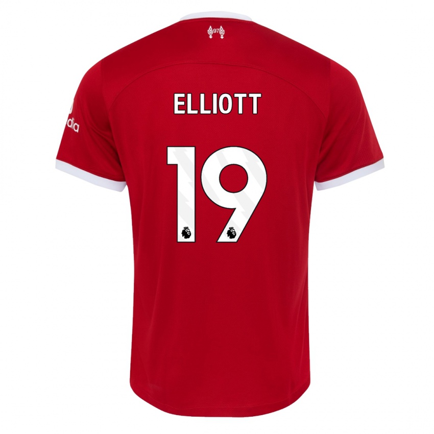 Kinder Harvey Elliott #19 Rot Heimtrikot Trikot 2023/24 T-Shirt Schweiz