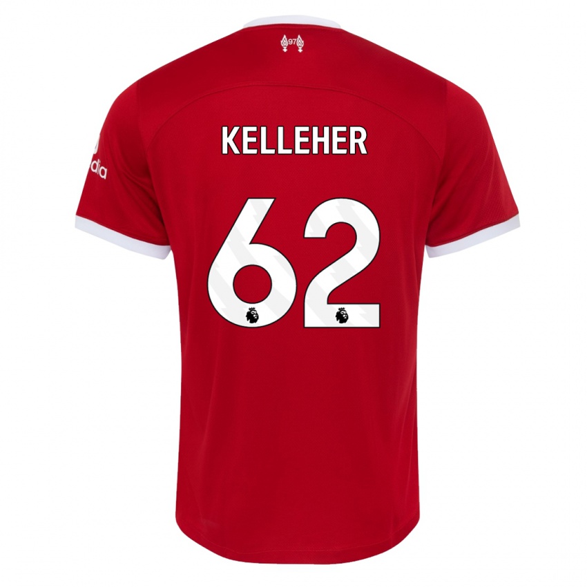Enfant Maillot Caoimhin Kelleher #62 Rouge Tenues Domicile 2023/24 T-Shirt Suisse