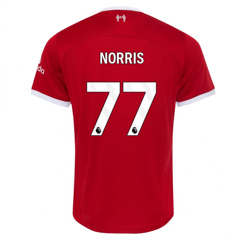 Kinder James Norris #77 Rot Heimtrikot Trikot 2023/24 T-Shirt Schweiz