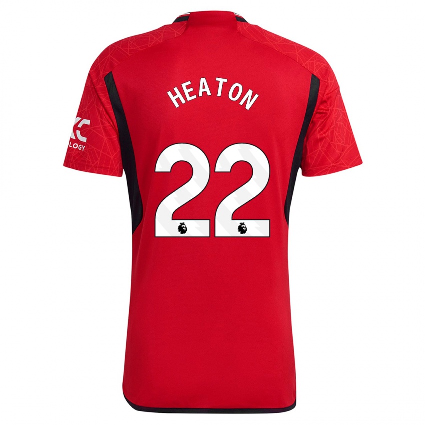 Enfant Maillot Tom Heaton #22 Rouge Tenues Domicile 2023/24 T-Shirt Suisse
