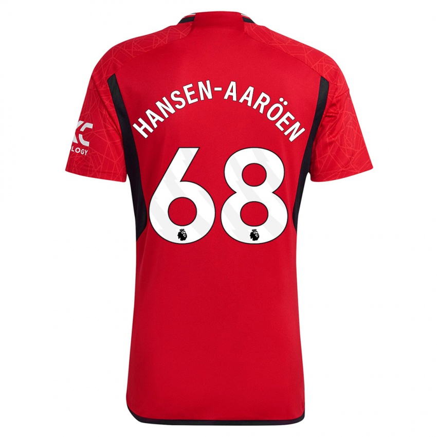 Kinder Isak Hansen-Aaröen #68 Rot Heimtrikot Trikot 2023/24 T-Shirt Schweiz