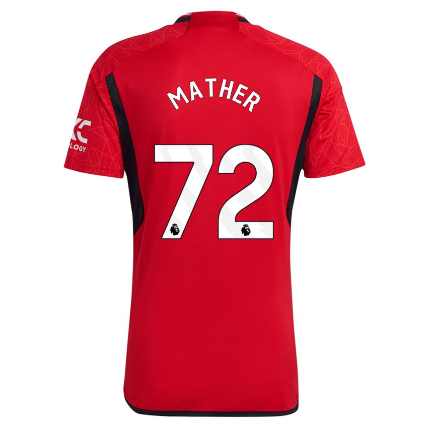 Enfant Maillot Sam Mather #72 Rouge Tenues Domicile 2023/24 T-Shirt Suisse
