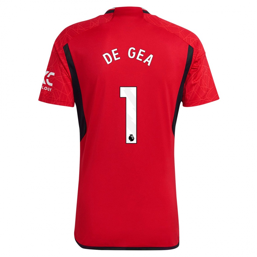 Kinder David De Gea #1 Rot Heimtrikot Trikot 2023/24 T-Shirt Schweiz