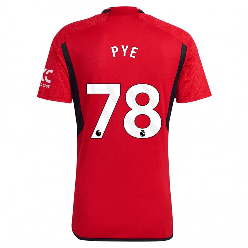Enfant Maillot Logan Pye #78 Rouge Tenues Domicile 2023/24 T-Shirt Suisse