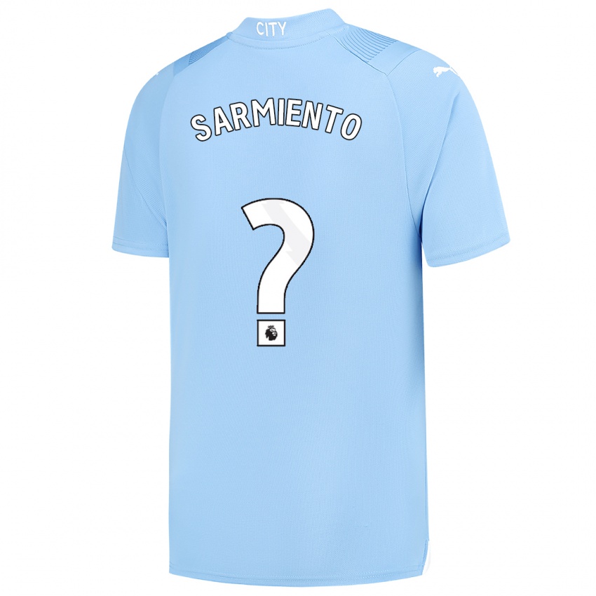 Kinder Darío Sarmiento #0 Hellblau Heimtrikot Trikot 2023/24 T-Shirt Schweiz