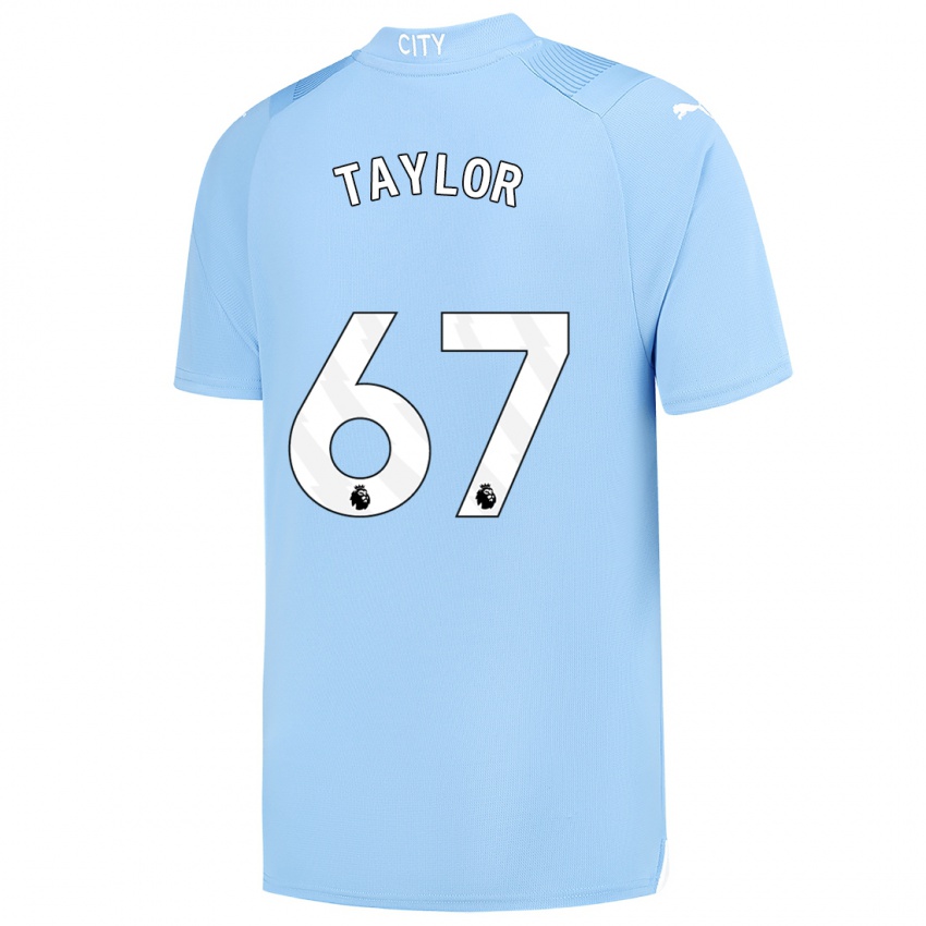 Enfant Maillot Kane Taylor #67 Bleu Clair Tenues Domicile 2023/24 T-Shirt Suisse