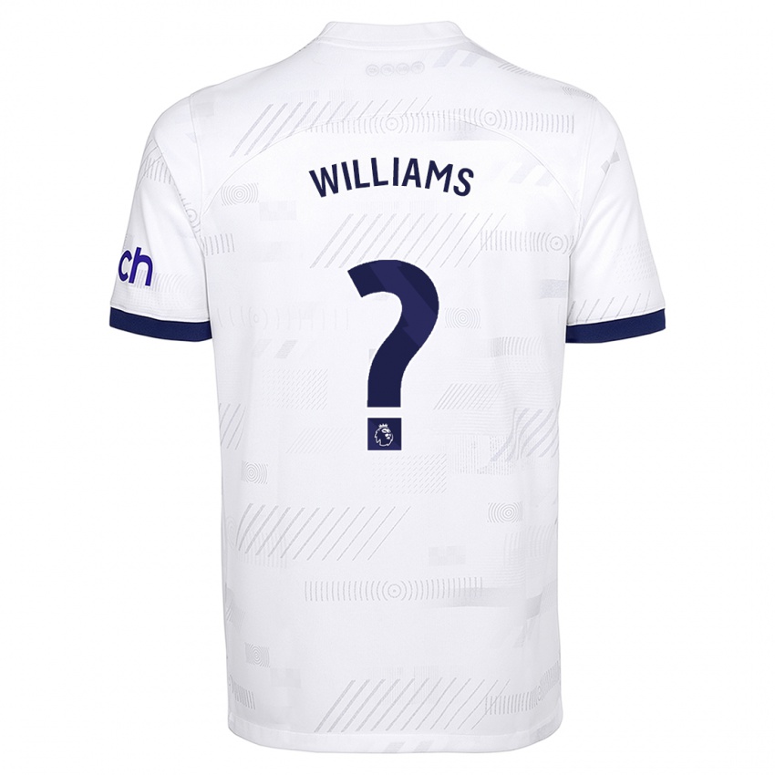 Enfant Maillot Jaden Williams #0 Blanc Tenues Domicile 2023/24 T-Shirt Suisse