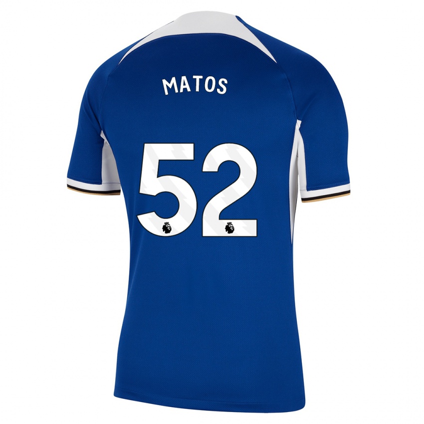 Enfant Maillot Alex Matos #52 Bleu Tenues Domicile 2023/24 T-Shirt Suisse