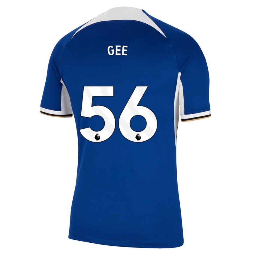 Enfant Maillot Billy Gee #56 Bleu Tenues Domicile 2023/24 T-Shirt Suisse