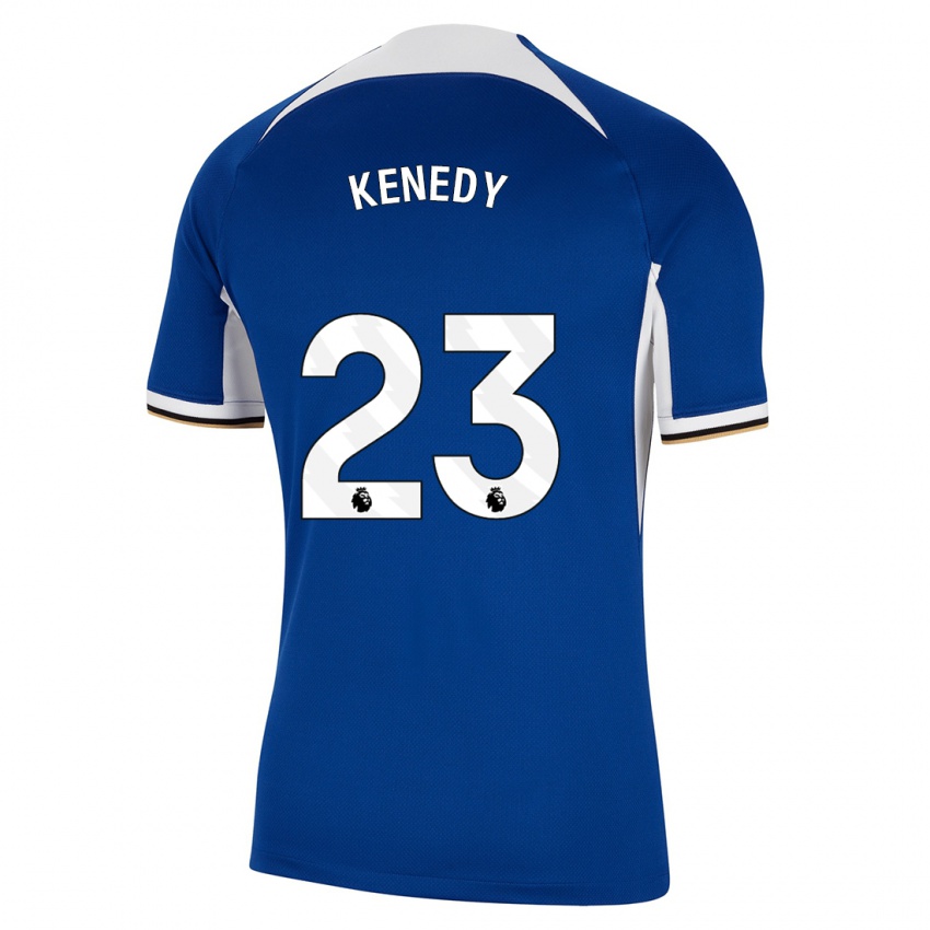 Enfant Maillot Robert Kenedy #23 Bleu Tenues Domicile 2023/24 T-Shirt Suisse