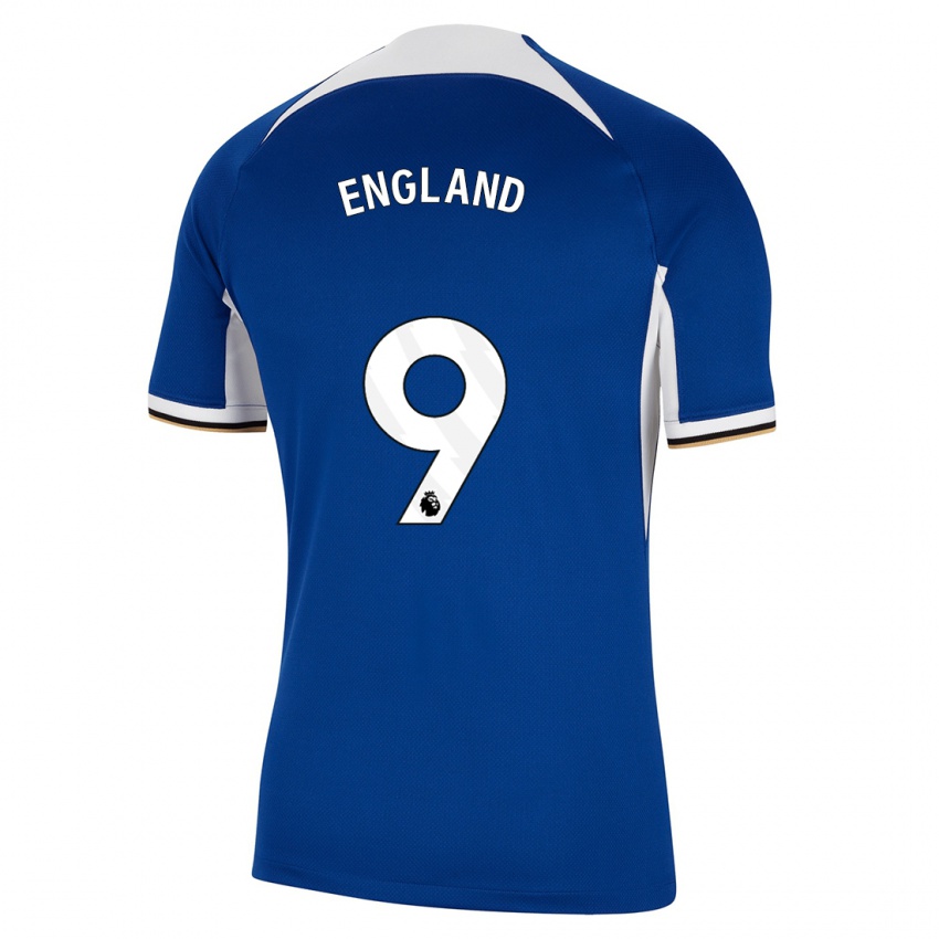 Enfant Maillot Bethany England #9 Bleu Tenues Domicile 2023/24 T-Shirt Suisse