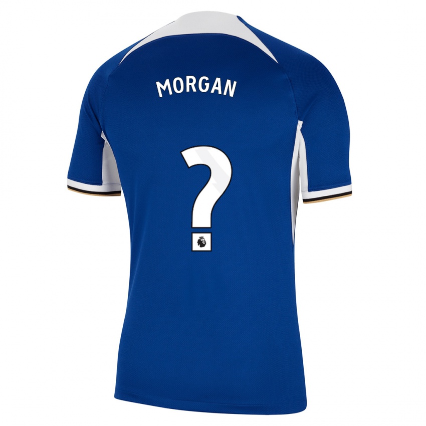 Enfant Maillot Luke Badley-Morgan #0 Bleu Tenues Domicile 2023/24 T-Shirt Suisse