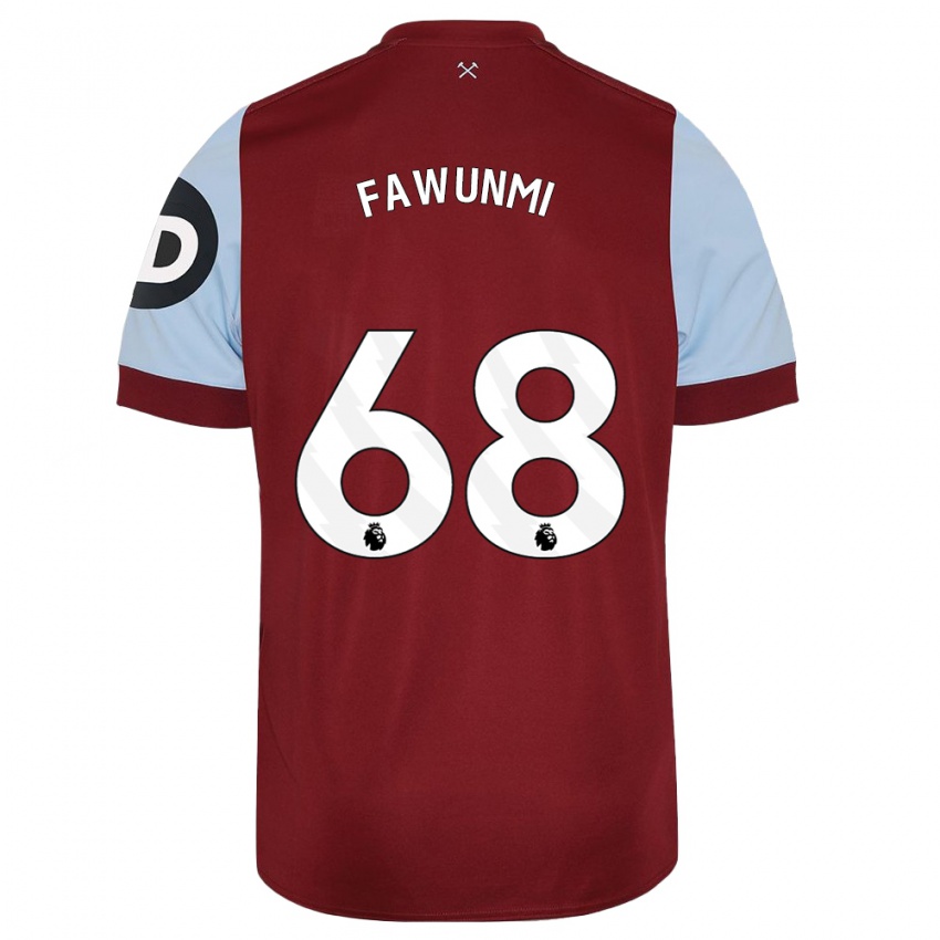 Enfant Maillot Favour Fawunmi #68 Bordeaux Tenues Domicile 2023/24 T-Shirt Suisse