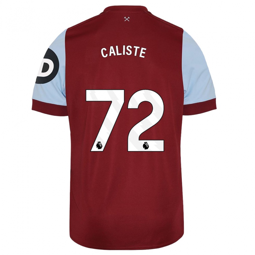 Enfant Maillot Gabriel Caliste #72 Bordeaux Tenues Domicile 2023/24 T-Shirt Suisse