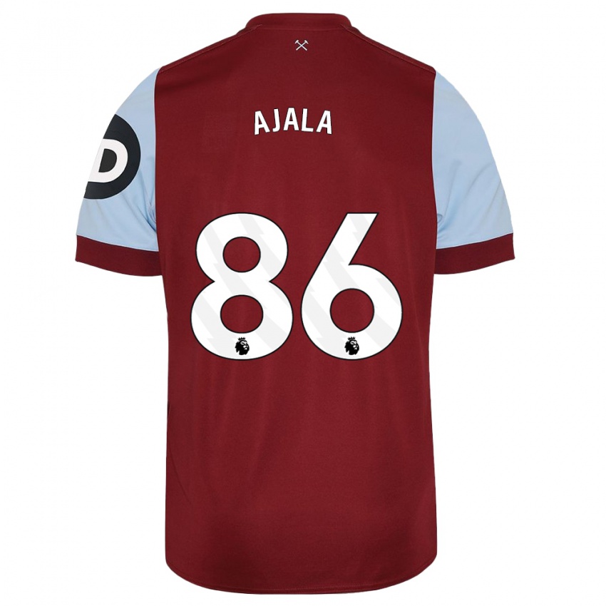 Enfant Maillot Joshua Ajala #86 Bordeaux Tenues Domicile 2023/24 T-Shirt Suisse