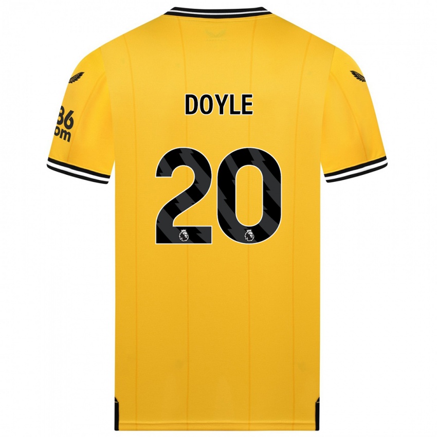 Enfant Maillot Tommy Doyle #20 Jaune Tenues Domicile 2023/24 T-Shirt Suisse