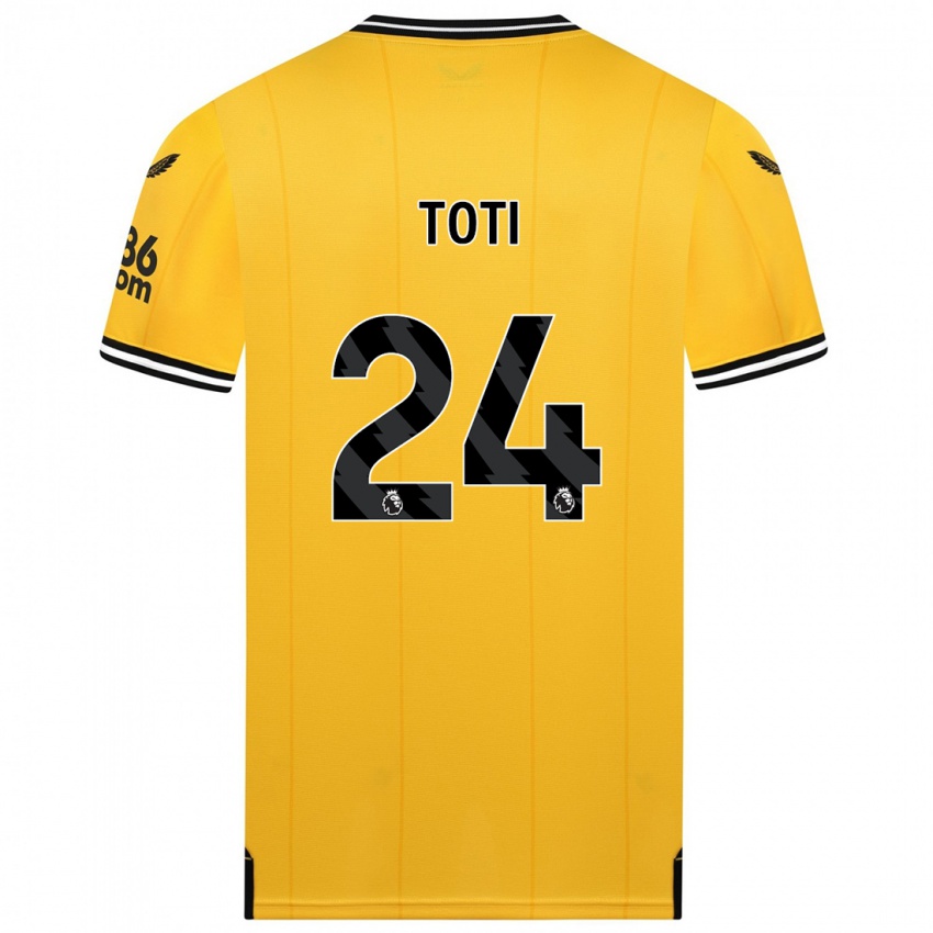 Enfant Maillot Toti #24 Jaune Tenues Domicile 2023/24 T-Shirt Suisse