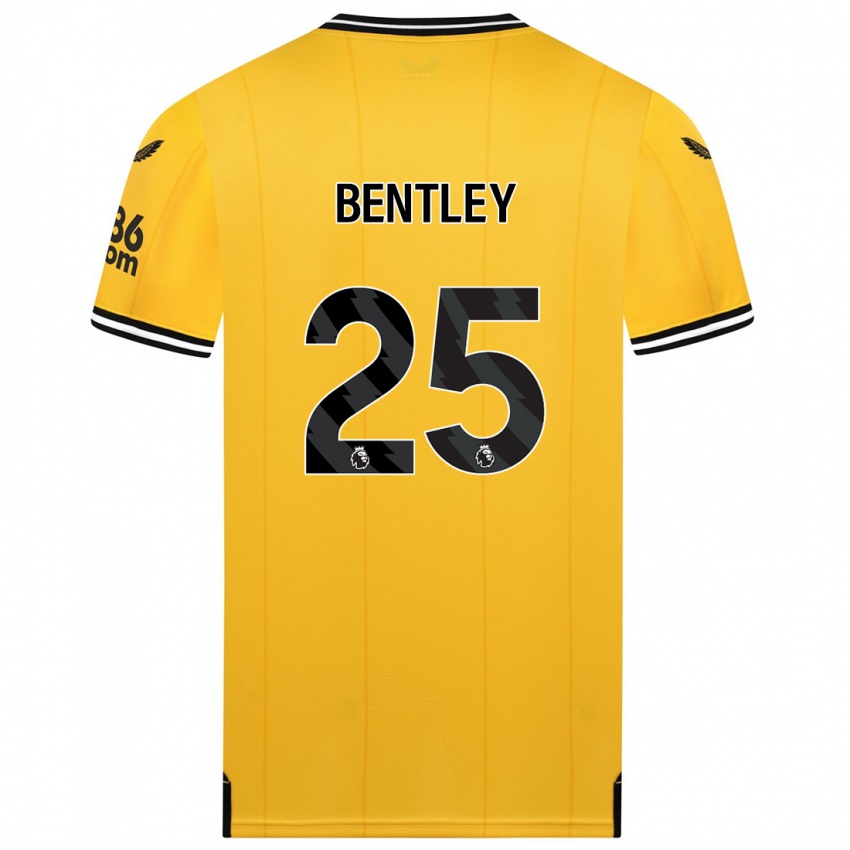 Kinder Daniel Bentley #25 Gelb Heimtrikot Trikot 2023/24 T-Shirt Schweiz