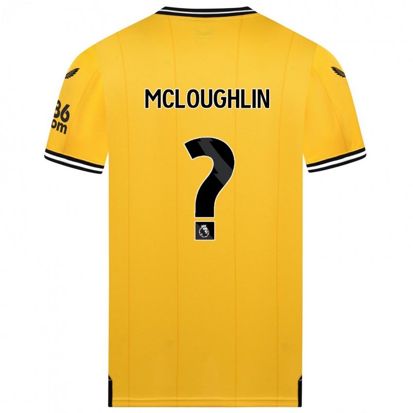 Kinder Lee Mcloughlin #0 Gelb Heimtrikot Trikot 2023/24 T-Shirt Schweiz