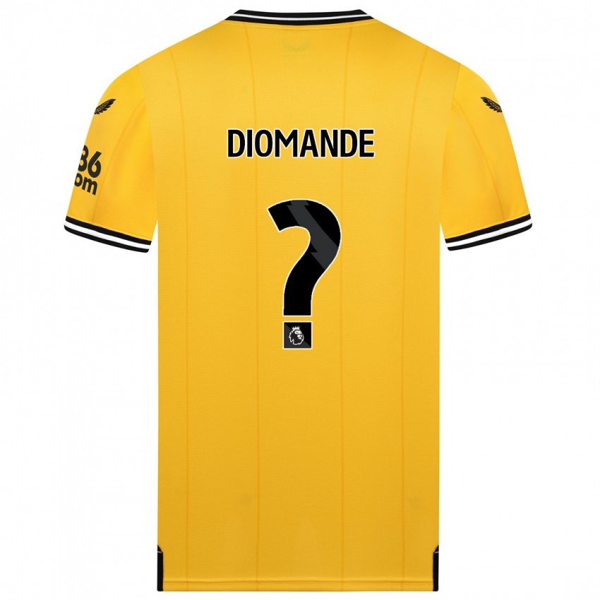 Enfant Maillot Mo Diomande #0 Jaune Tenues Domicile 2023/24 T-Shirt Suisse