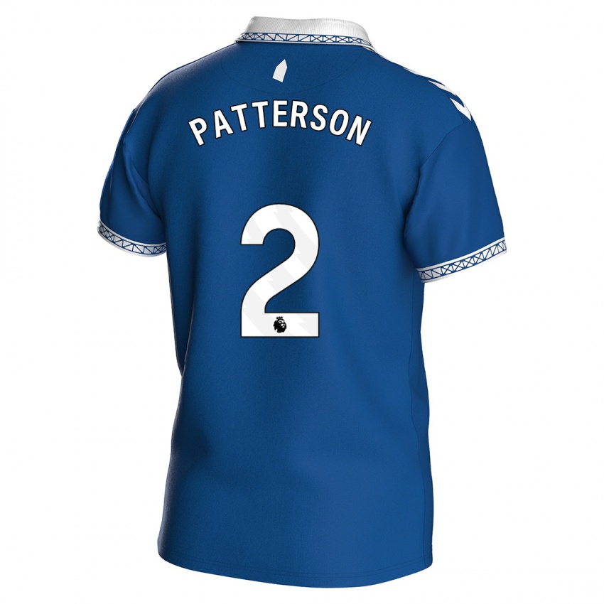 Enfant Maillot Nathan Patterson #2 Bleu Royal Tenues Domicile 2023/24 T-Shirt Suisse