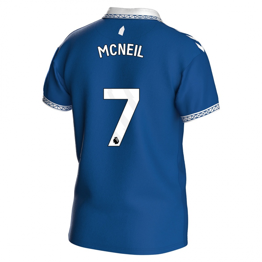 Enfant Maillot Dwight Mcneil #7 Bleu Royal Tenues Domicile 2023/24 T-Shirt Suisse