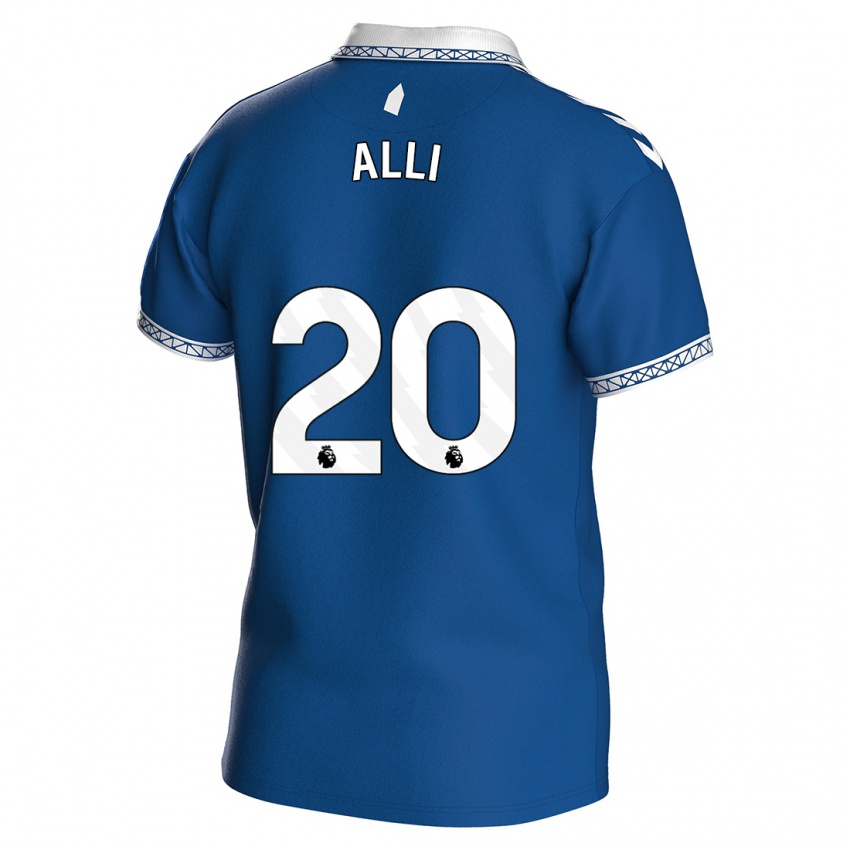 Enfant Maillot Dele Alli #20 Bleu Royal Tenues Domicile 2023/24 T-Shirt Suisse