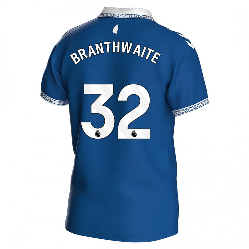 Enfant Maillot Jarrad Branthwaite #32 Bleu Royal Tenues Domicile 2023/24 T-Shirt Suisse