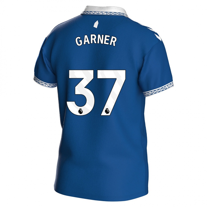 Enfant Maillot James Garner #37 Bleu Royal Tenues Domicile 2023/24 T-Shirt Suisse