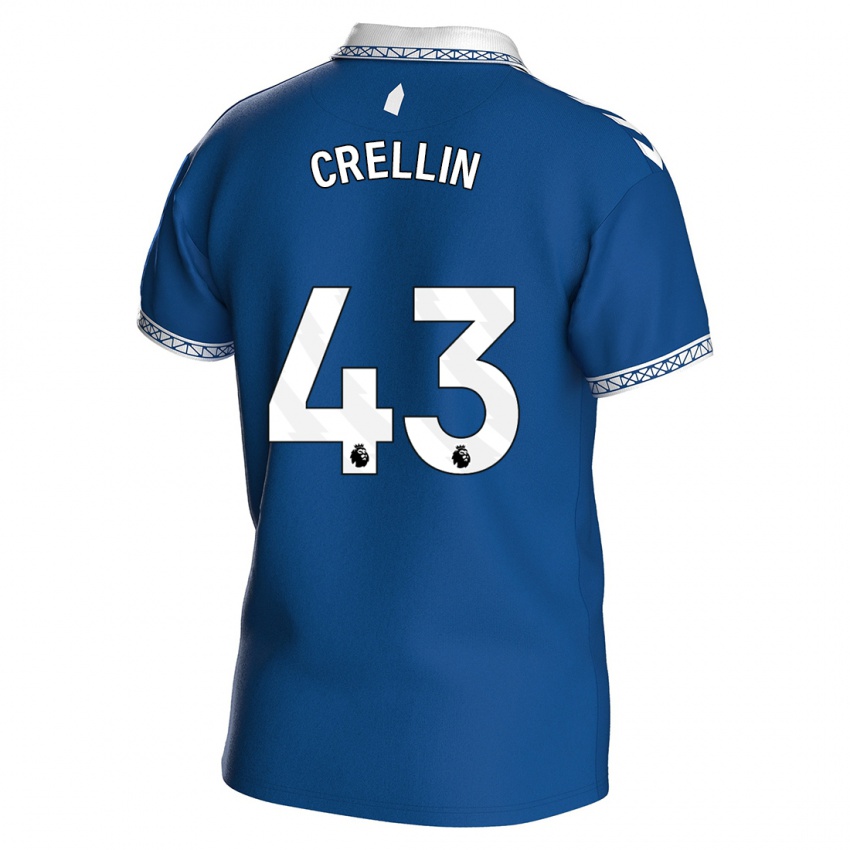 Enfant Maillot Billy Crellin #43 Bleu Royal Tenues Domicile 2023/24 T-Shirt Suisse