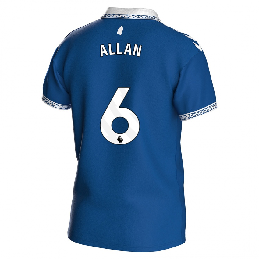 Enfant Maillot Allan #6 Bleu Royal Tenues Domicile 2023/24 T-Shirt Suisse