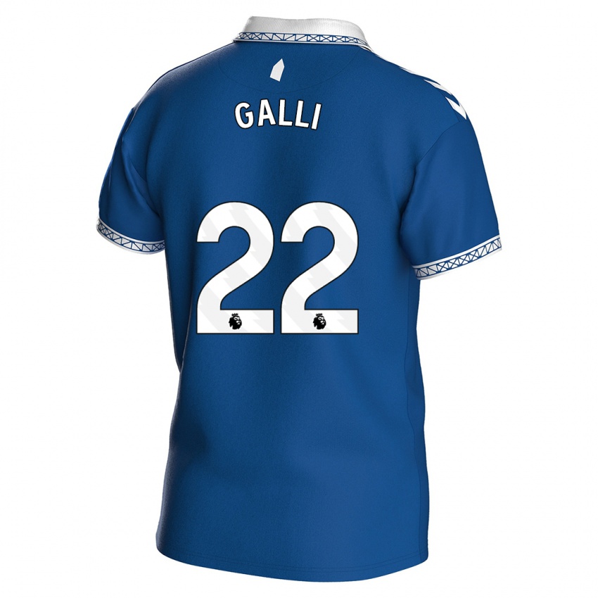 Enfant Maillot Aurora Galli #22 Bleu Royal Tenues Domicile 2023/24 T-Shirt Suisse
