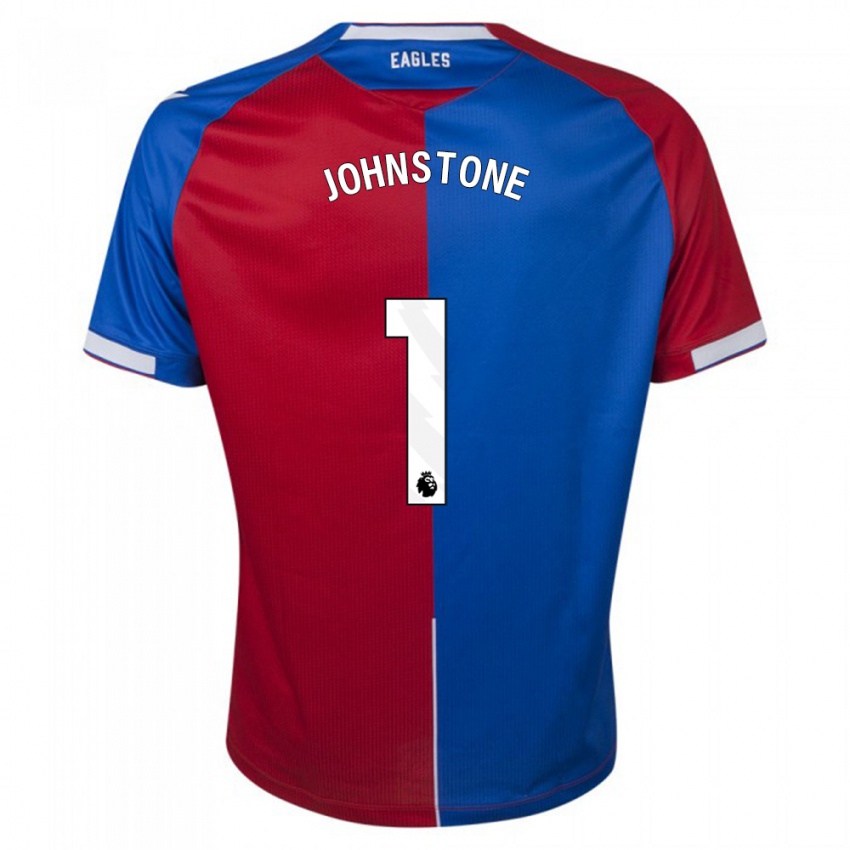 Enfant Maillot Sam Johnstone #1 Rouge Bleu Tenues Domicile 2023/24 T-Shirt Suisse