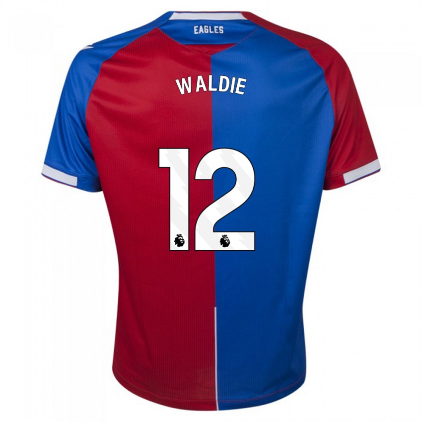 Enfant Maillot Lizzie Waldie #12 Rouge Bleu Tenues Domicile 2023/24 T-Shirt Suisse