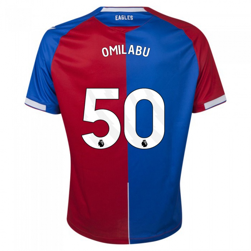 Enfant Maillot David Omilabu #50 Rouge Bleu Tenues Domicile 2023/24 T-Shirt Suisse