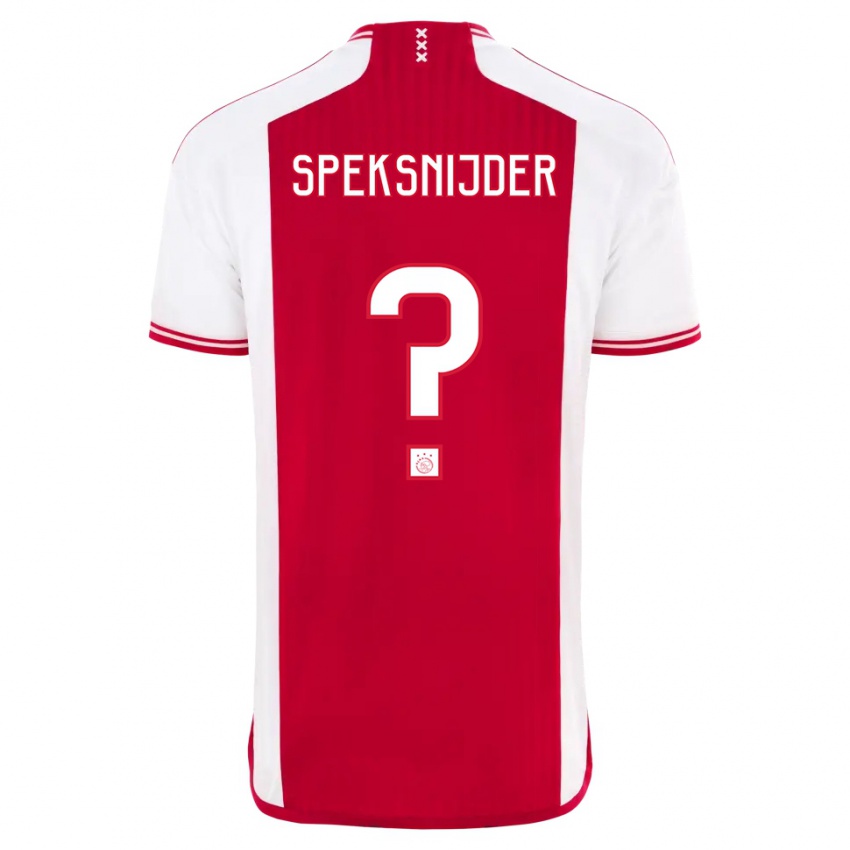 Kinder Rico Speksnijder #0 Rot-Weiss Heimtrikot Trikot 2023/24 T-Shirt Schweiz