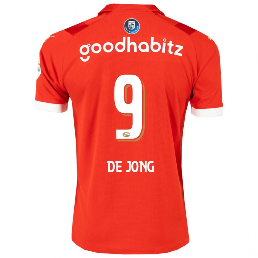 Enfant Maillot Luuk De Jong #9 Rouge Tenues Domicile 2023/24 T-Shirt Suisse