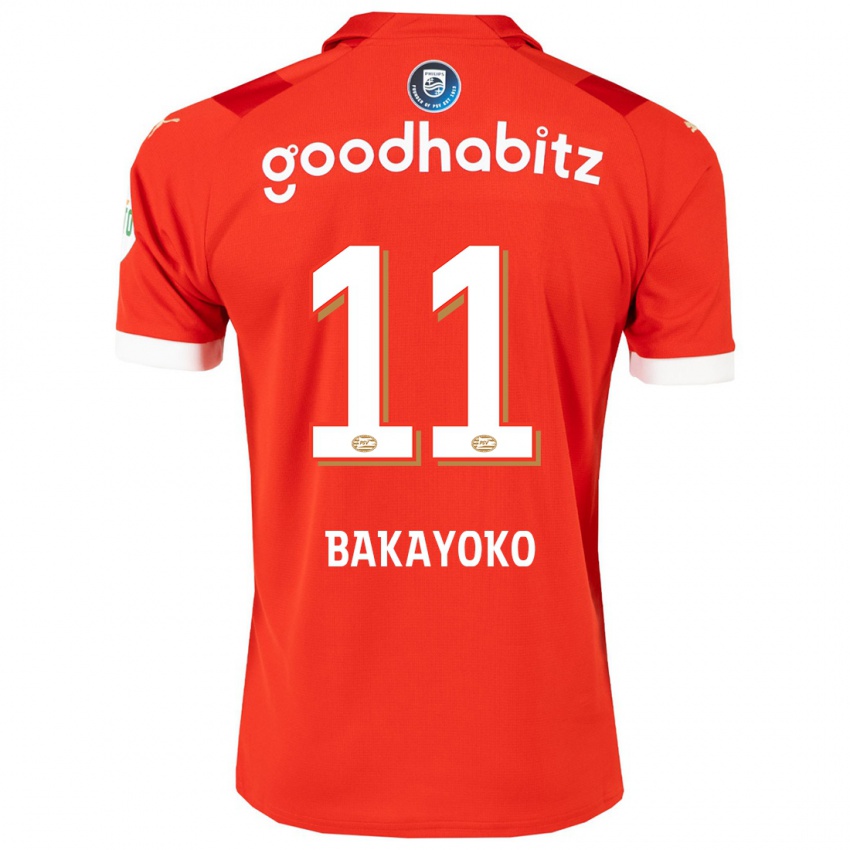 Enfant Maillot Johan Bakayoko #11 Rouge Tenues Domicile 2023/24 T-Shirt Suisse