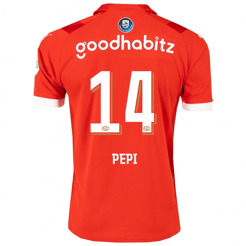 Enfant Maillot Ricardo Pepi #14 Rouge Tenues Domicile 2023/24 T-Shirt Suisse